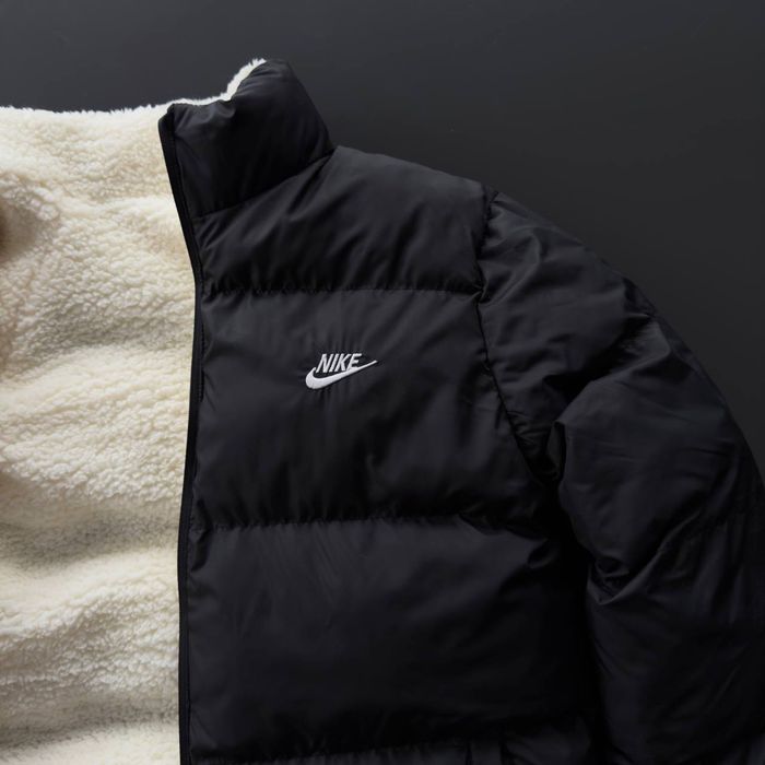 Жіноча двостороння зимова куртка найк унісекс Nike [S,M,L,XL,XXL]