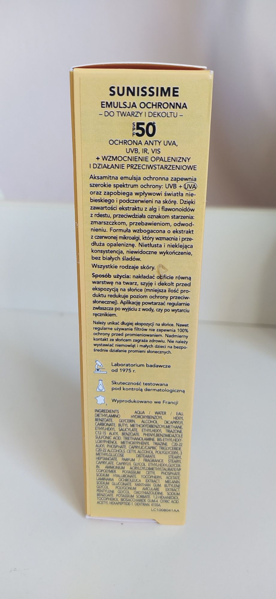 Nowy Lierac Sunissime Emulsja Ochronna Do Twarzy I Dekoltu SPF50+ 40ml
