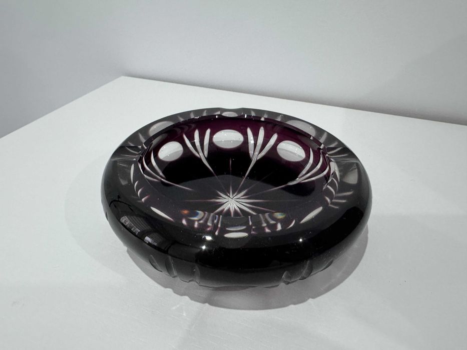 Popielniczka kryształowa popielnica kryształ Piękna !