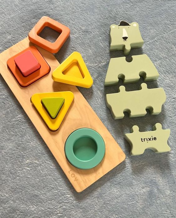 Drewniane układanki