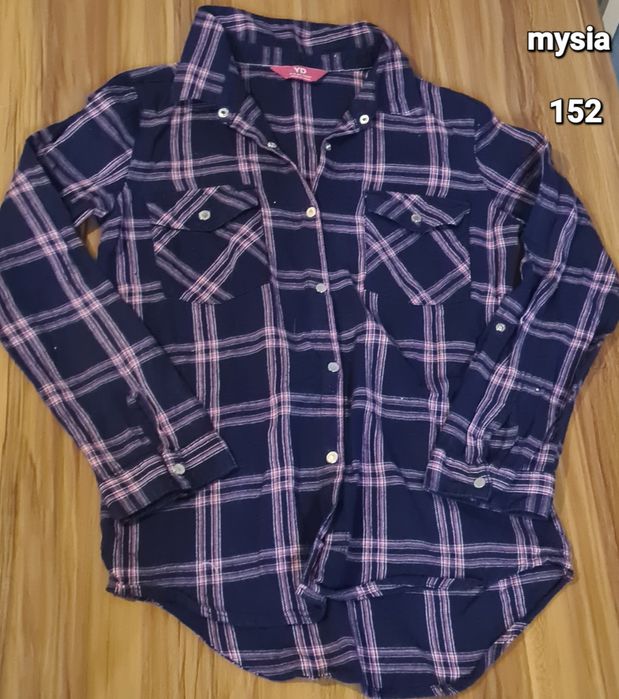 Koszula dla dziewczynki z długim rękawem 142 firmy YD