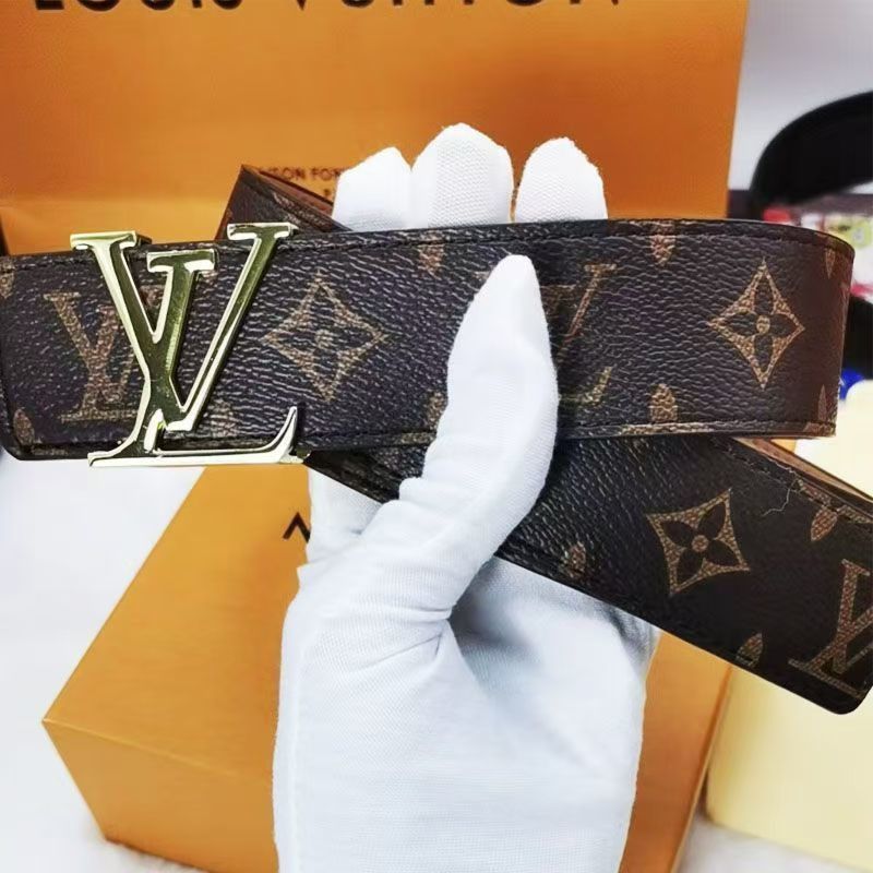 Ремень Louis Vuitton Пояс Луи Витон ремінь Кожа классический
