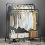 Двойная стойка вешалка Double floor Hanger для одежды,145х110 см
