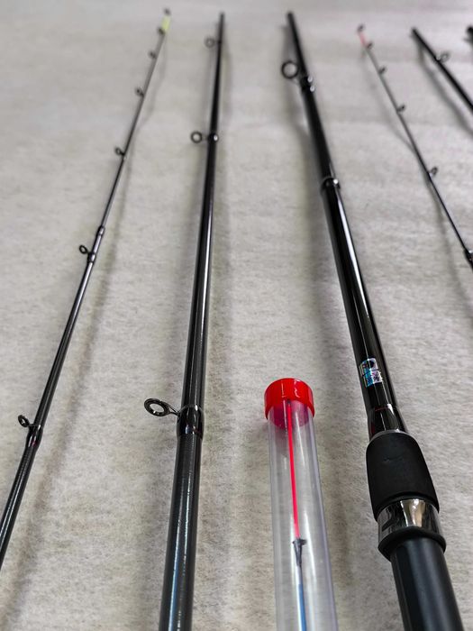 Zestaw 2x wędka feeder 360 master+ 2x kołowrotek wolny bieg+żyłka 500m