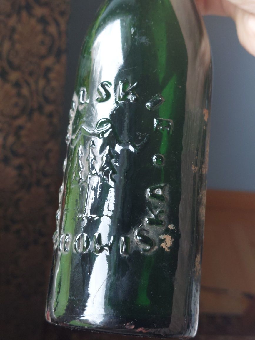 Przedwojenna butelka Polskie Uzdrowiska