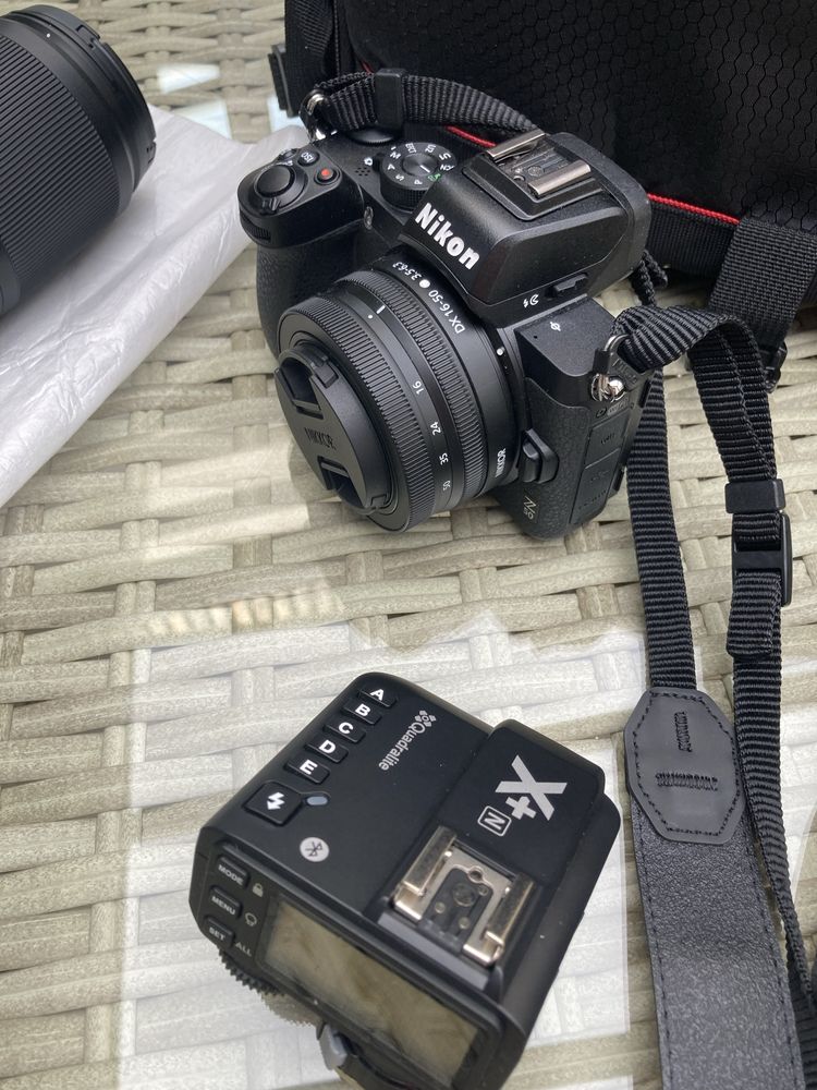 NIKON Z50 body + NIKKOR Z Z DX 16-50 + NIKKOR D 50-250 + osprzęt