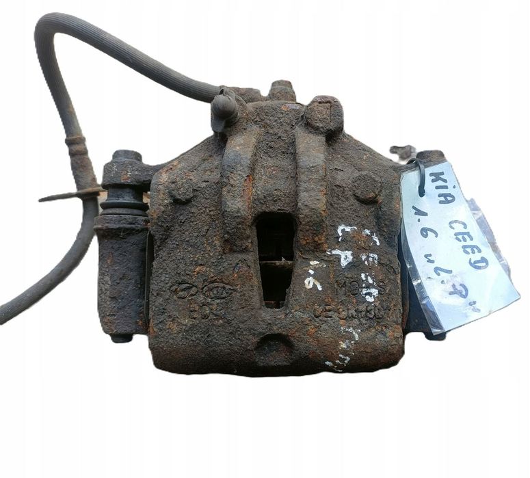 KIA CEED I 09-12 r. 1,6 CRDI ZACISK HAMULCOWY Z JARZMEM LEWY PRZÓD +