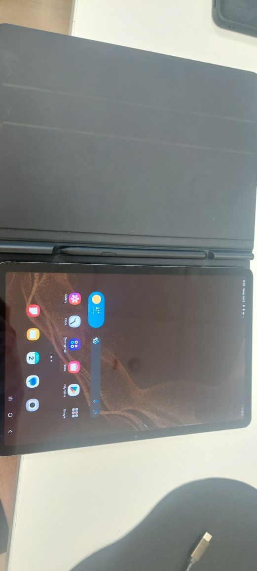 Galaxy tab S8 + pen + capa