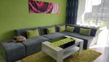 Szara sofa modułowa