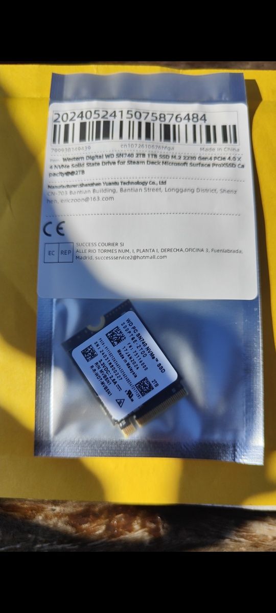 Оригінал!!! WD SN740 2TB M.2 SSD 2230 NVMe PCIe Gen 4