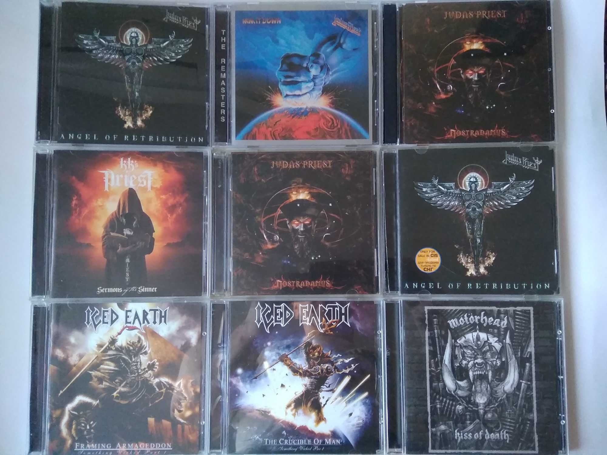 Judas Priest/WASP/Helloween/Iron Maiden-cд диски.