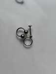 zestaw trzech kolczyków do piercingu septum helix nostril labret