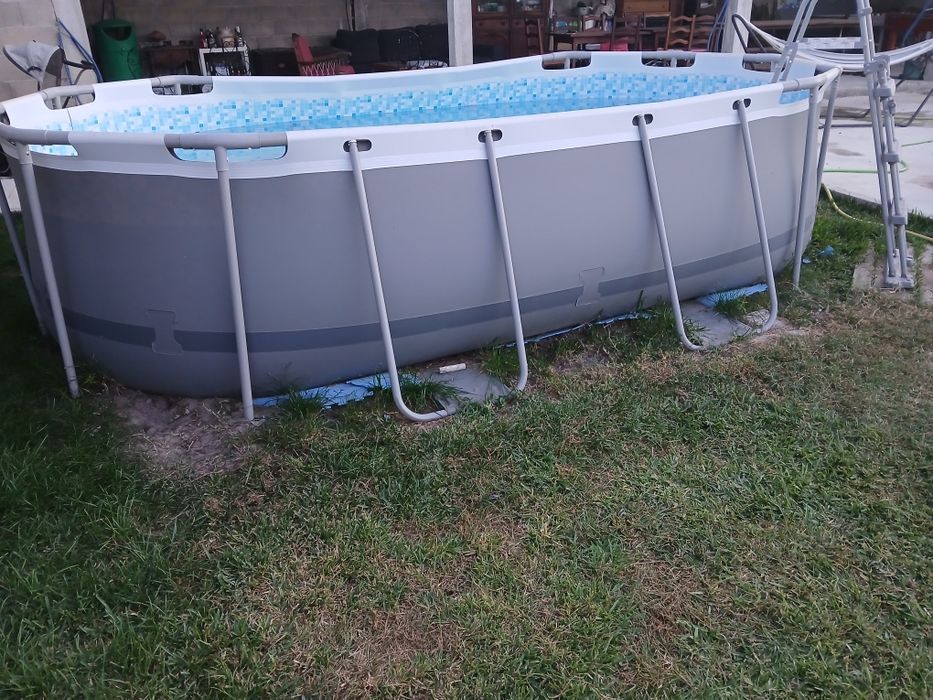 Piscina tubular oval qualidade superior