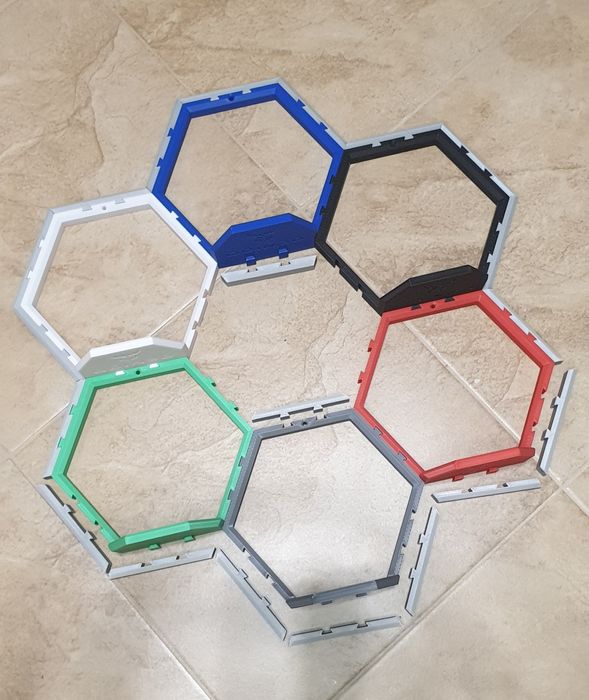 Półka na ściane Funko Pop Hexagon Różne kolory System modułowy