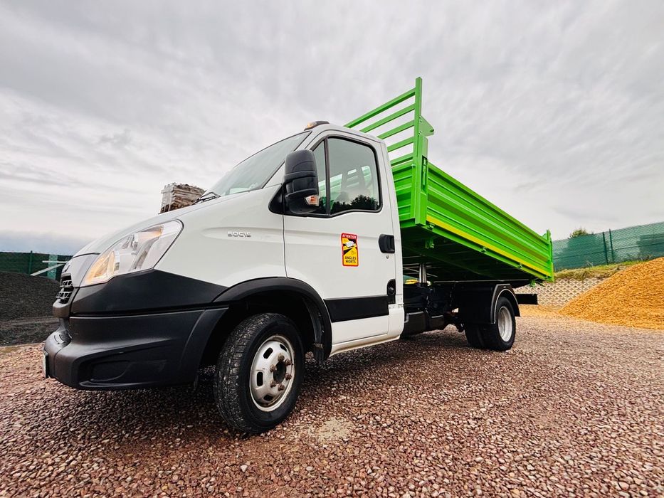 Iveco DAILY wywrotka 50C17 65C17 70C17 KAT.B HDS WINDA KIPER  Perfekcyjny Stan, Oryginalny przebieg, Winda + Kiper 3 strony Wywrotka