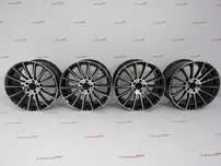 Jantes Look Mercedes Turbine 20 '' 5x112  8.5 et 35 + 9.5 et 35 Pretas