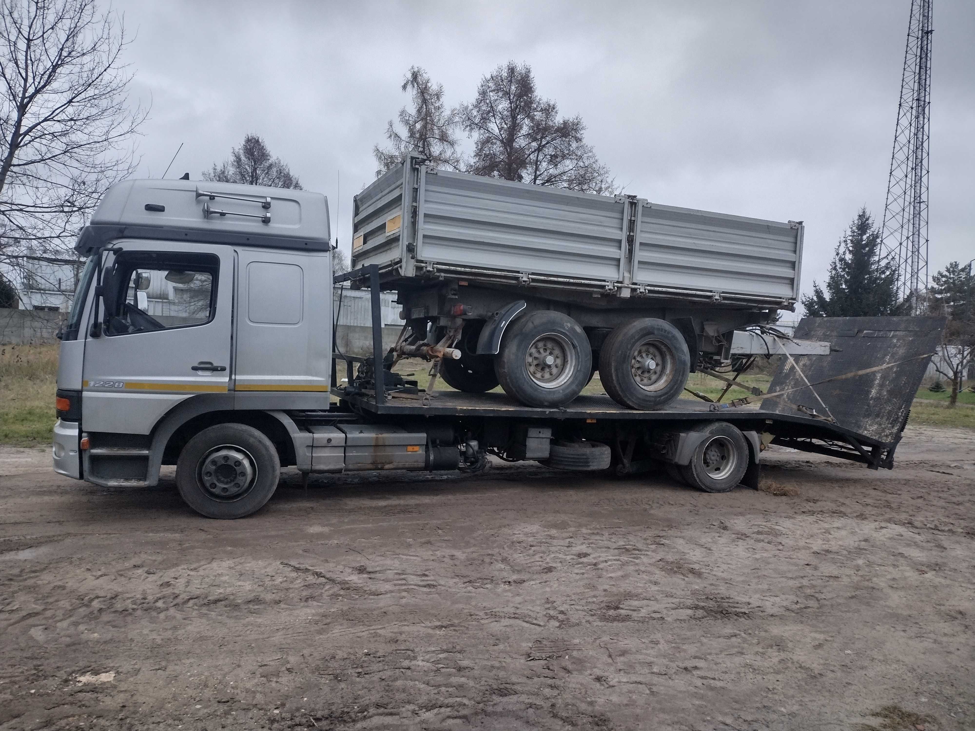 pomoc drogowa laweta  transport pojazdów maszyn rolniczych budowlanych