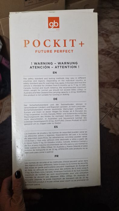 Wózek spacerowy GB Pockit+Future Perfect.Najmniejszy na świecie!