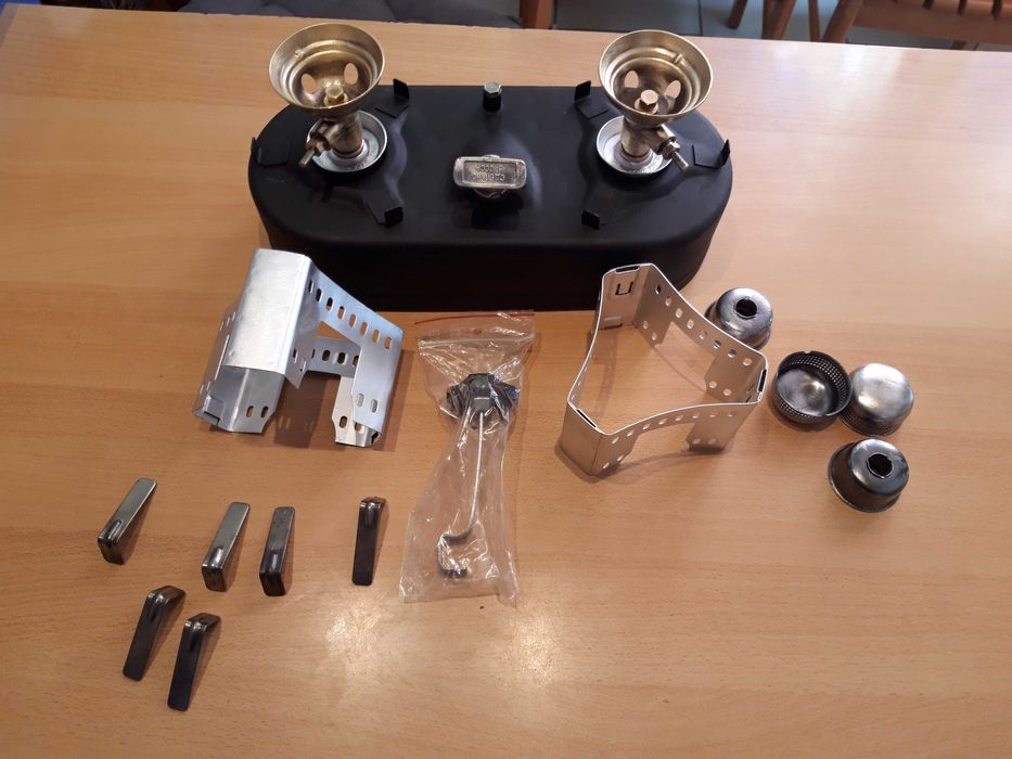 Kuchenka turystyczna dwupalnikowa benzynowa , SZMEL 3 , Prymus, Kocher