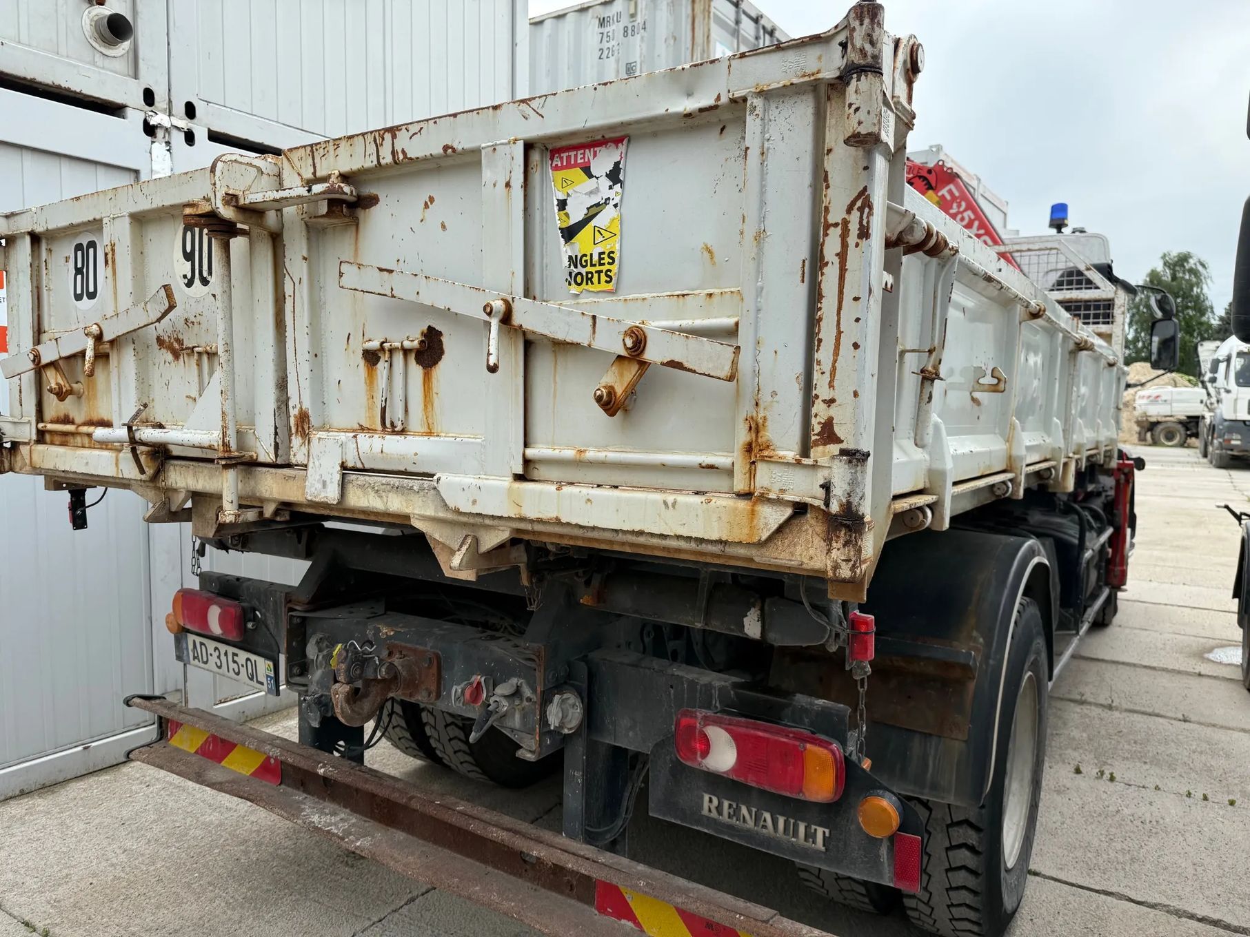 Renault Midlum 220 Wywrotka / HDS FASSI F95