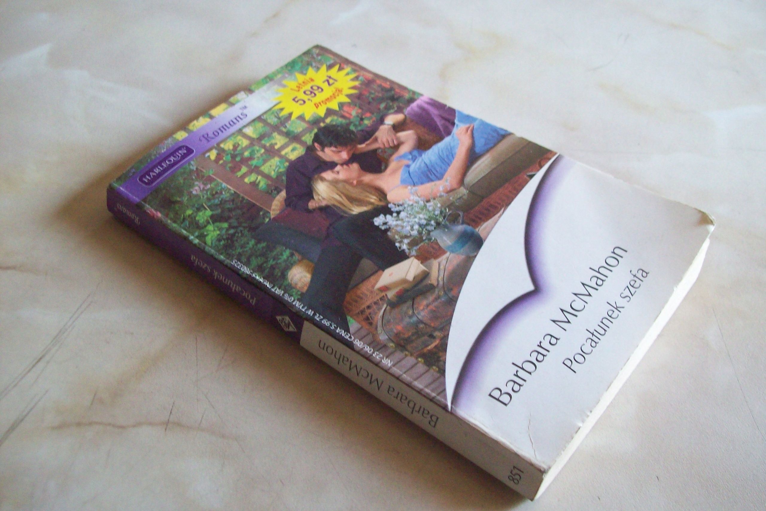 Pocałunek Szefa Harlequin Romans Barbara Mcmahon