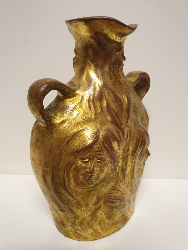 Georges Charles Coudray - Arte Nova jarra em bronze - assinada