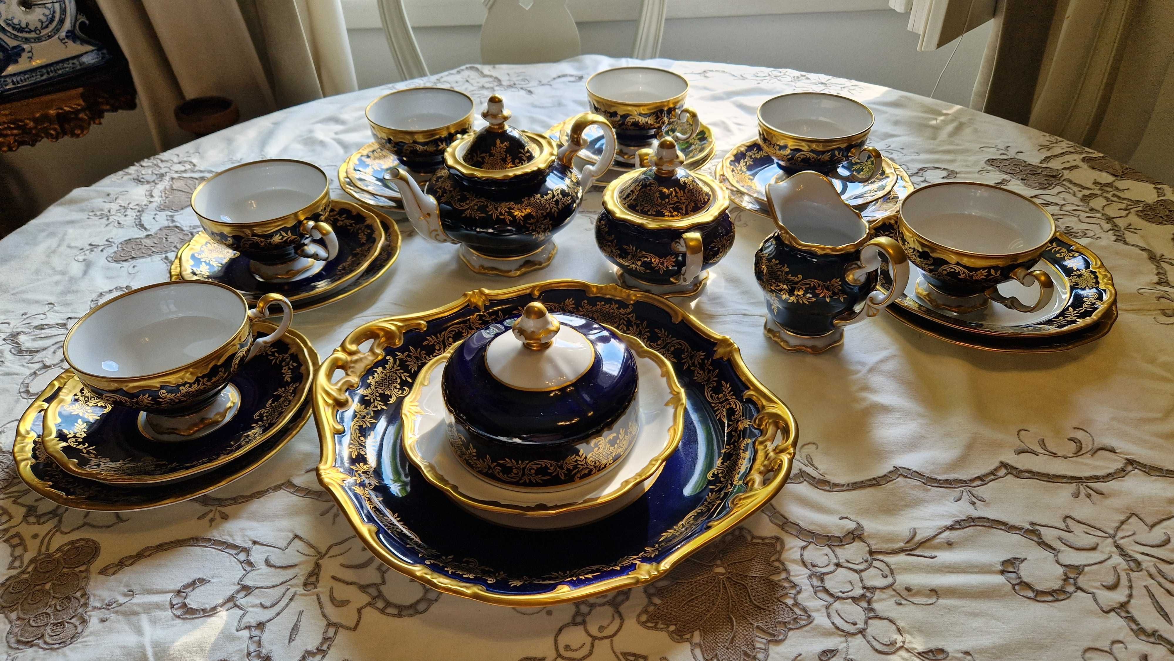 Weimar чайний сервіз кобальт