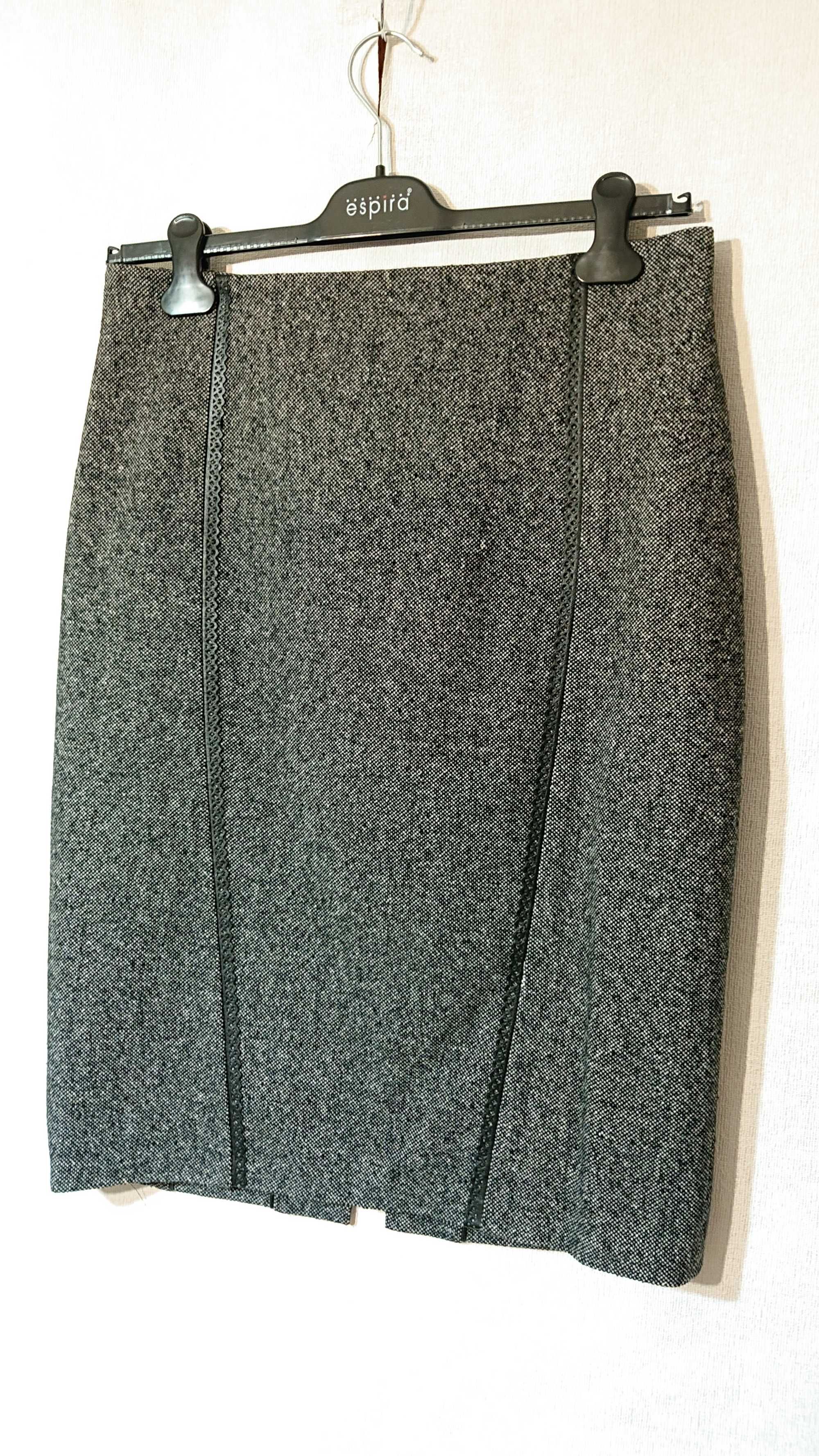 Женская теплая юбка Elegans 48 50 52 шерсть тепла спідниця осінь зима