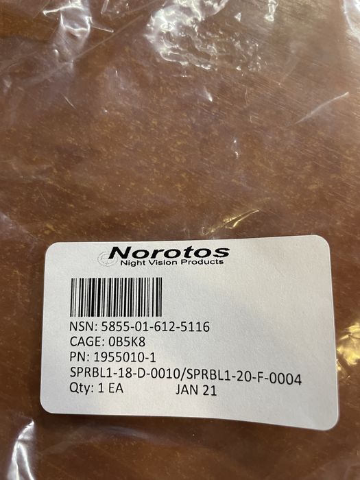 Оригинальное кріплення для ПНВ Norotos Rhino II Mount — титанове, NSN