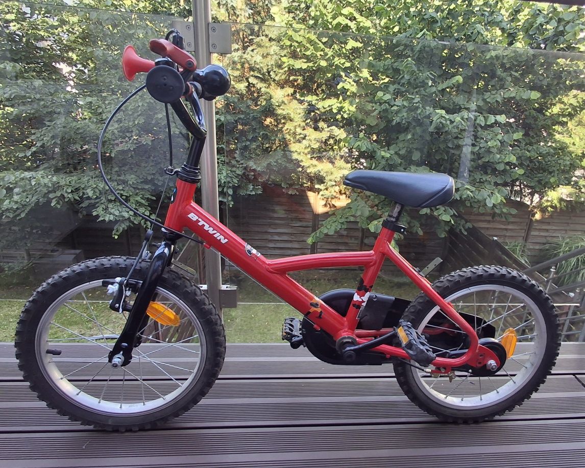 Decathlon B'Twin 16" Hyper Hero Czerwony