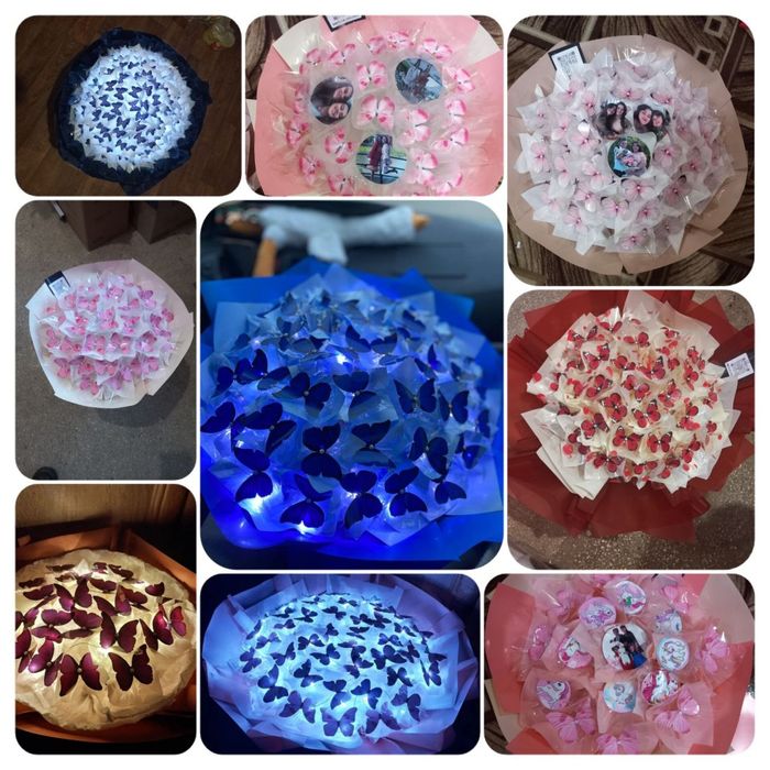 Букети з метеликів