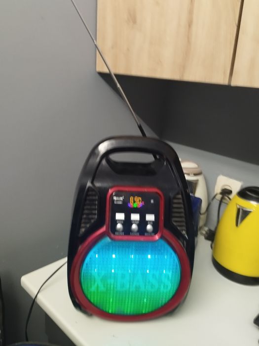 Блютуз Колонка с флэшкой радиоприёмник  музыкальный центр акустическая