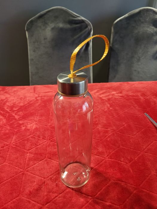 Butelka bidon na wodę szklany pojemnośxć 490 ml