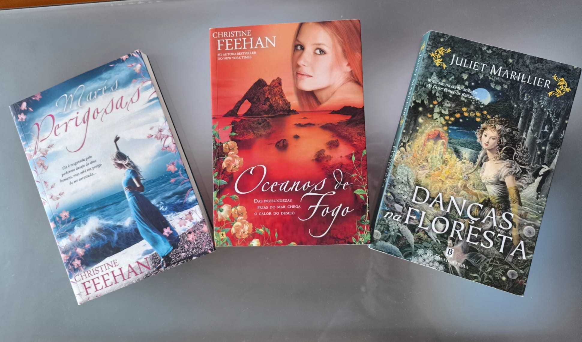 3 livros em portugues - Juliet Marillier e Christine Feehan