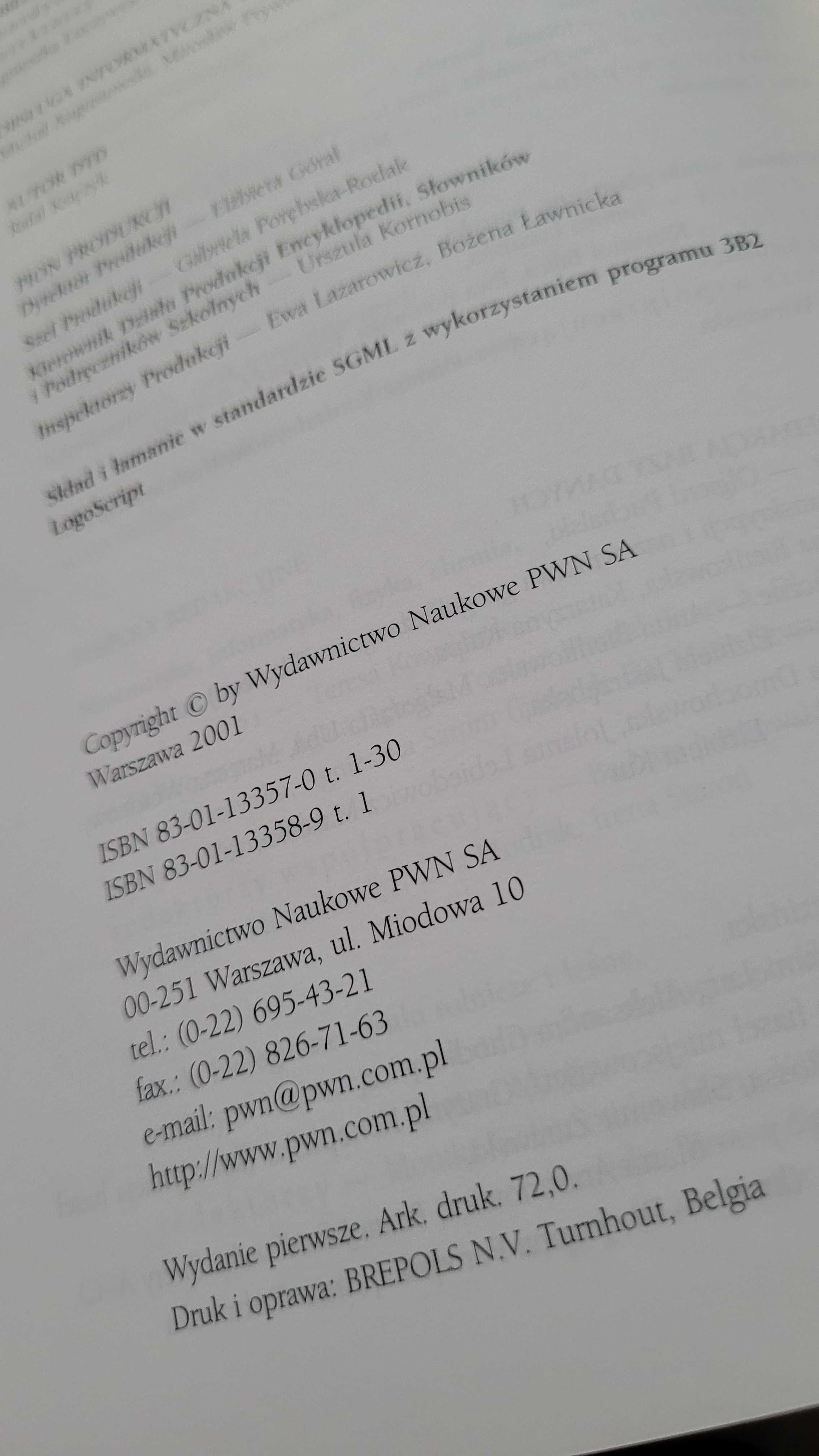 Wielka encyklopedia PWN, 31 tomów