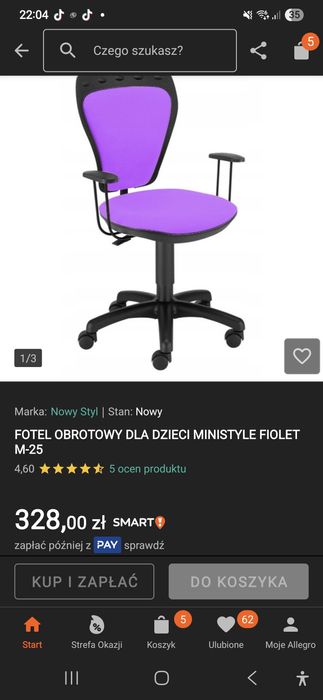 Fotel obrotowy malo uzywany . Więcej stoi :)
