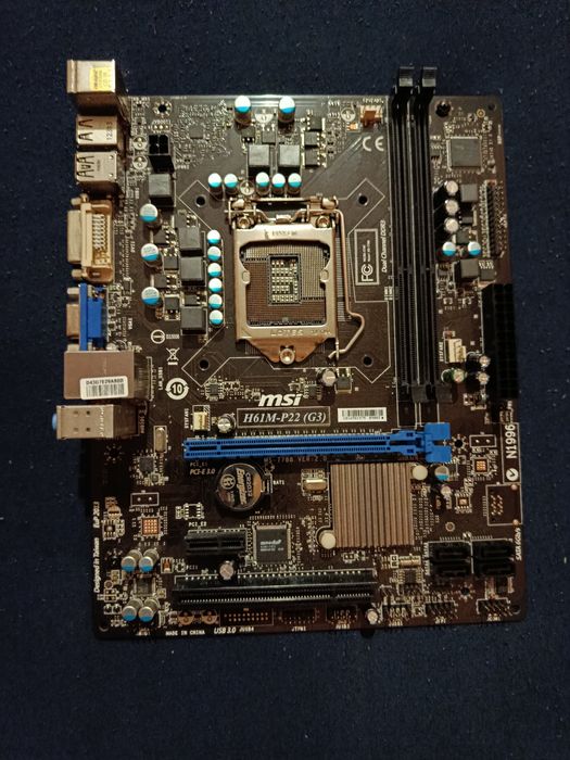 Непрацююча материнська плата MSI H61M-P22 g3