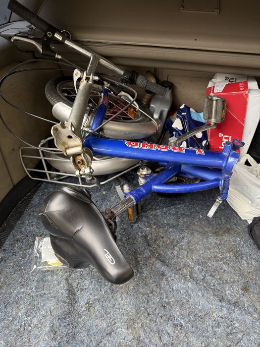 Rower skladany na  malych kolach