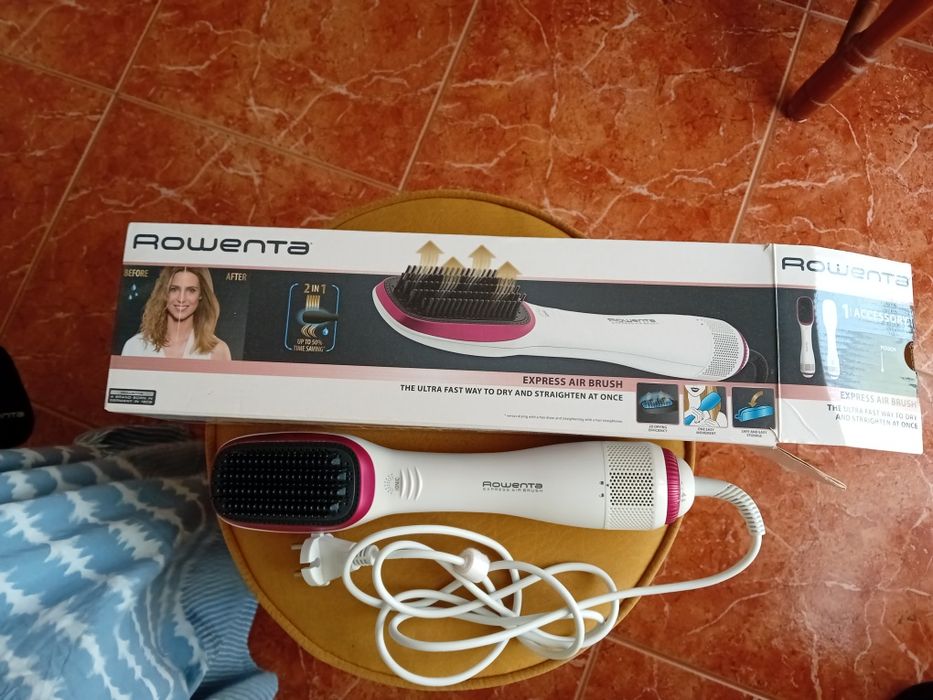 Escova rowenta escova alisadora