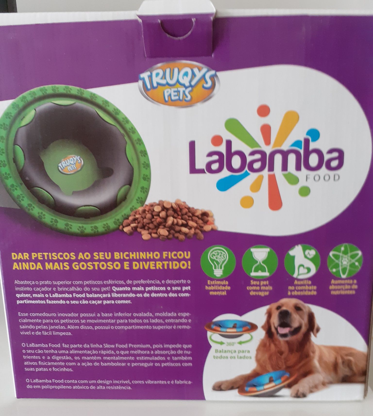 Comedouro interativo para cães - Labamba