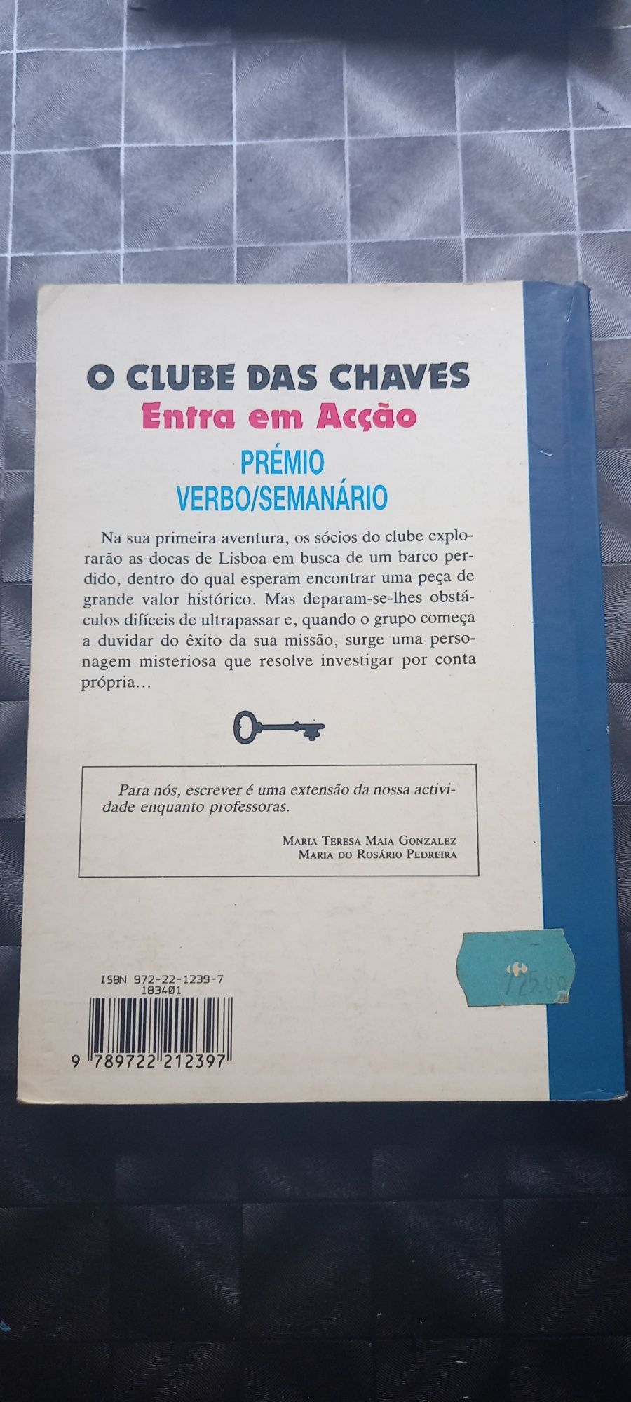 Livro "O clube das chaves"