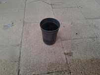 Vasos pretos 3,85 litros