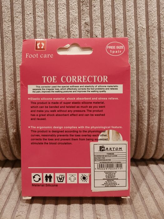 Toe corrector na palce u stóp