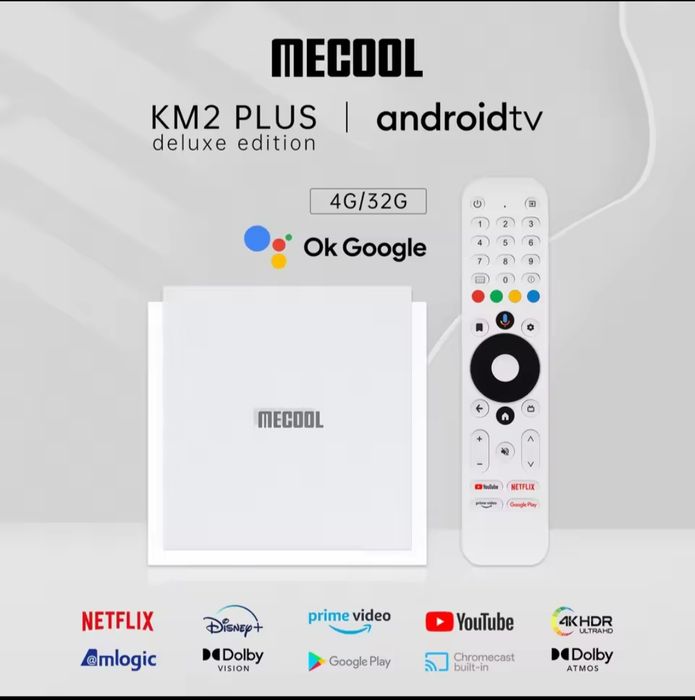 TВ Смарт-приставки Mecool KM2 PLUS Deluxe S905X4 4/32 та інші