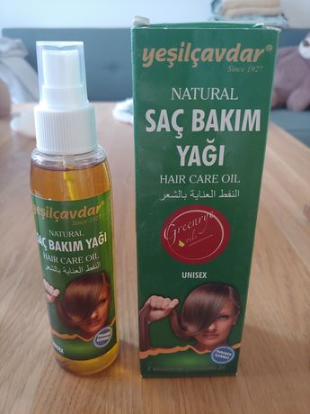 Turecki olejek ziołowy do pielęgnacji włosów.