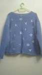 Sweter w literki