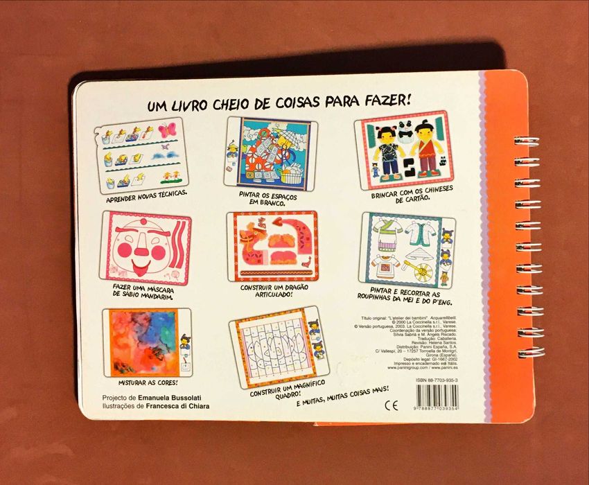 LIVRO Atividades [16€ cada] Atelier Dinossauro Letras Números Infantil