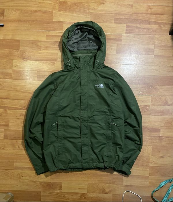 (M) THE NORTH FACE Зеленая курточка на мембране весенняя осенняя tnf