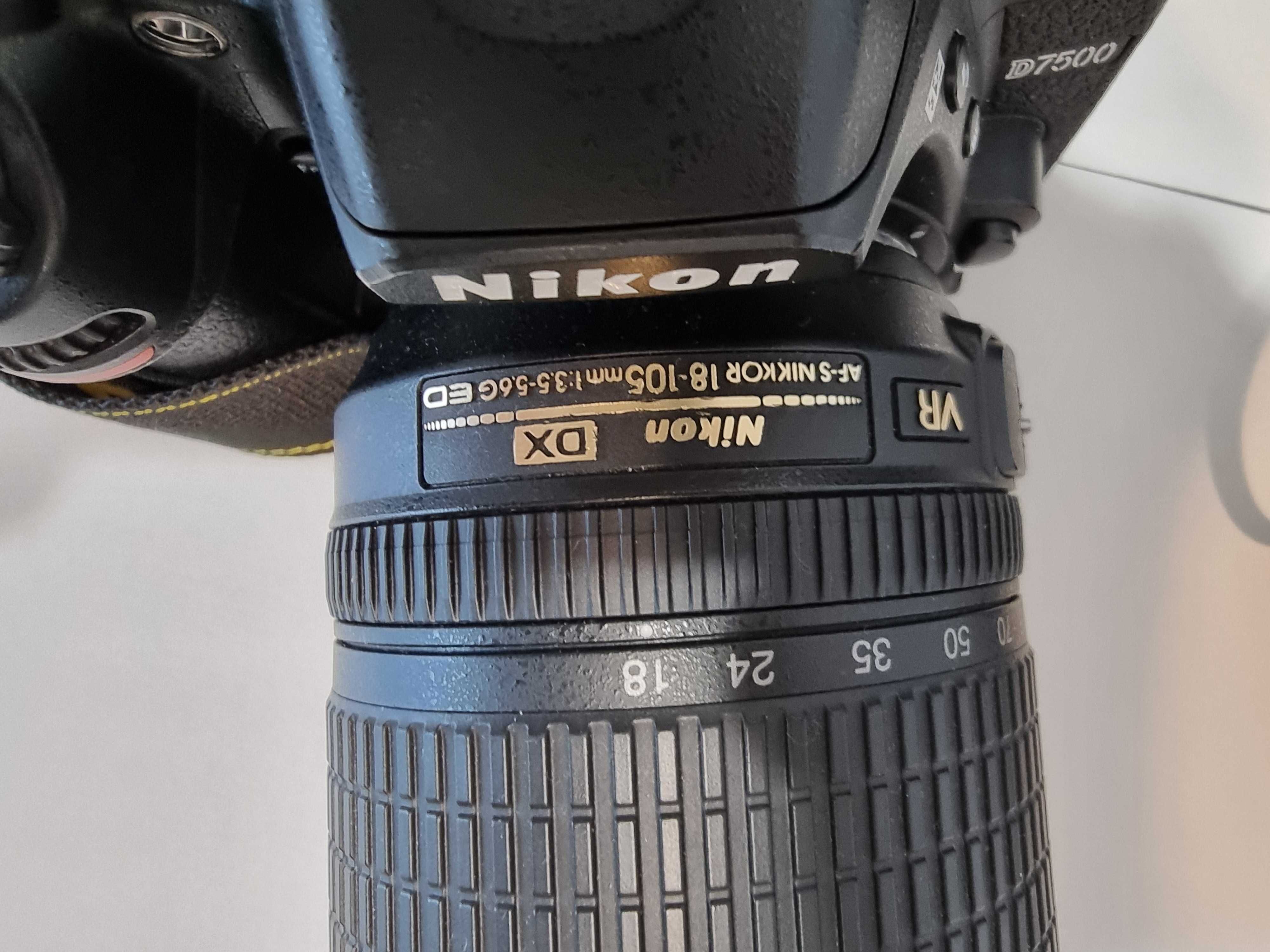 Продам Nikon D7500 + 18-105mm (пробіг 19к)