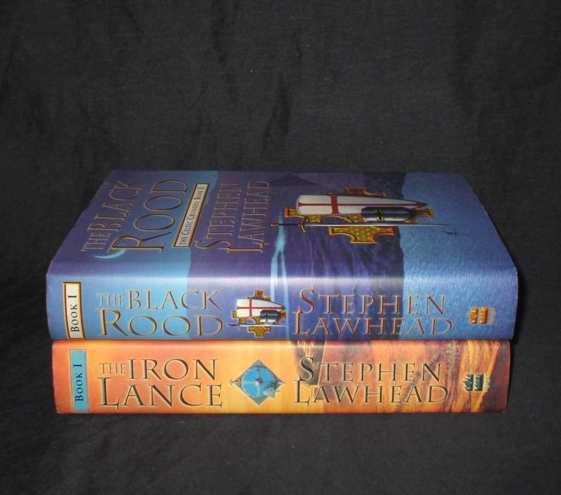 Livros The Celtic Crusades Iron Lance e Black Rood Stephen Lawhead